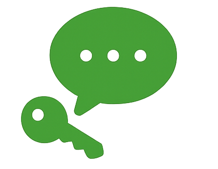 Icône communication voyageurs et check-in/out Airbnb Mulhouse Haut-Rhin